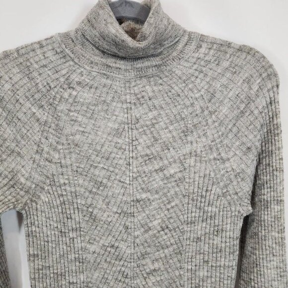 Brave Soul Knit Rollneck Sweater in Marled Gray -‎ Size Medium - Picture 2 of 6